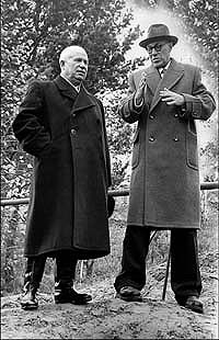 М.А.Лаврентьев и Н.С.Хрущев М.А.Лаврентьев и Н.С.Хрущев