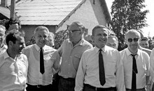 Г.С.Титов, -, М.А. Лаврентьев, Ф.Борман, К.П.Феоктистов
