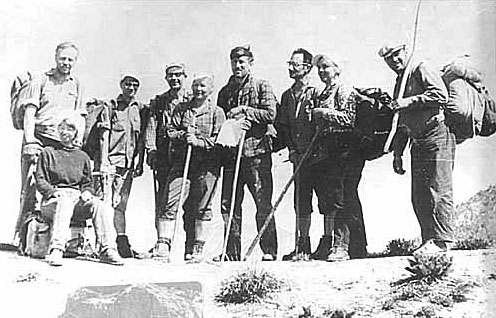 В.П.Мамаев в походе