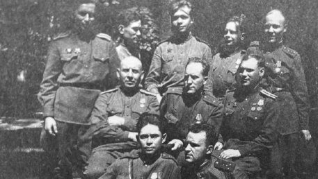 Николай Черский с боевыми товарищами